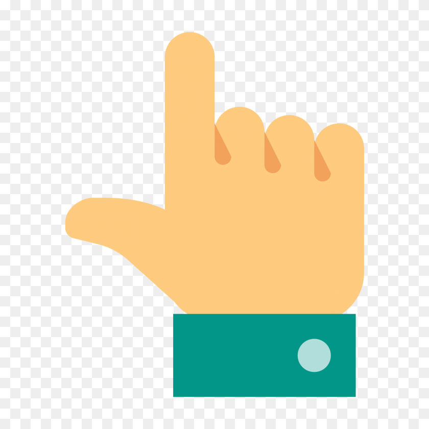 1600x1600 Hand Up Icon - Hand Icon PNG
