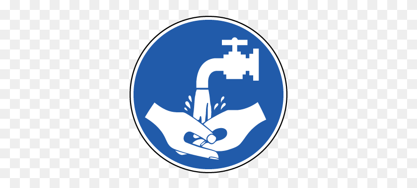 320x320 Hand Washing Signs, Wash Your Hands Signs, Employee Wash Hands Sign - Wash Your Hands Clipart
