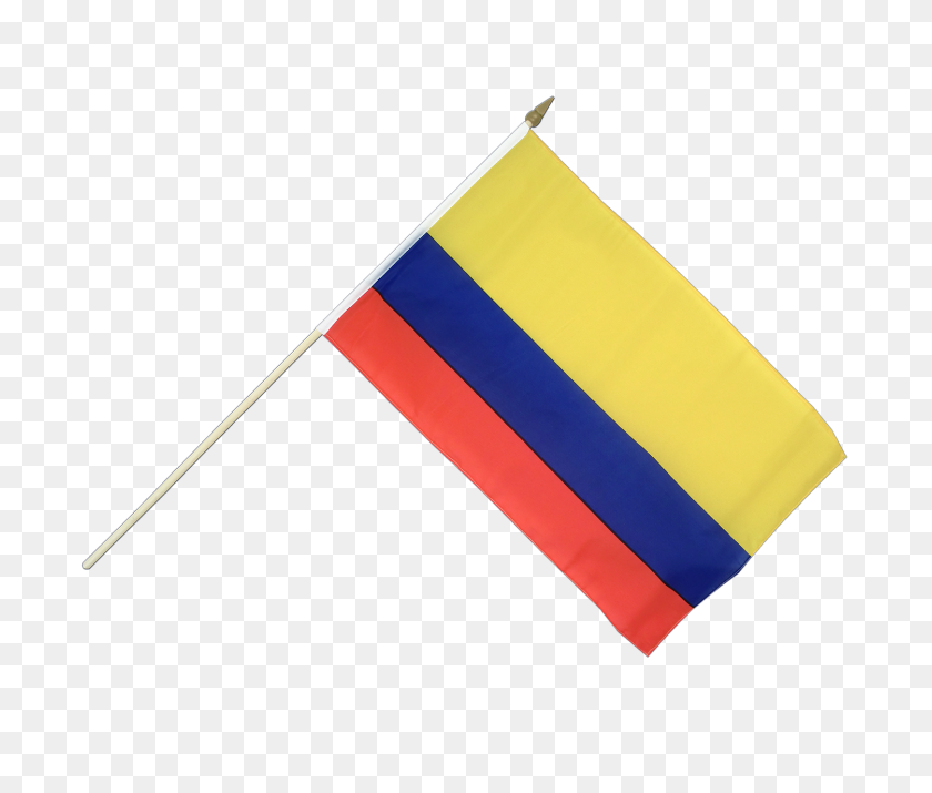 1500x1260 Рука Размахивает Флагом Колумбии - Флагшток Png