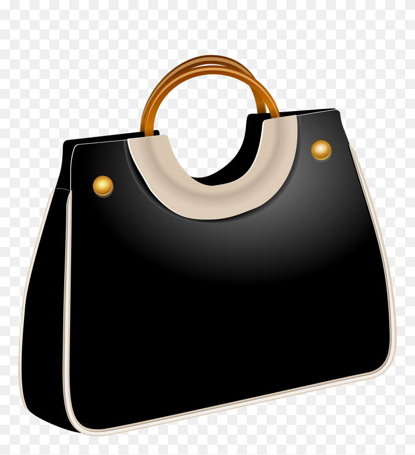 4527x5000 Handbag Black Png Clip Art - Shoulder Clipart