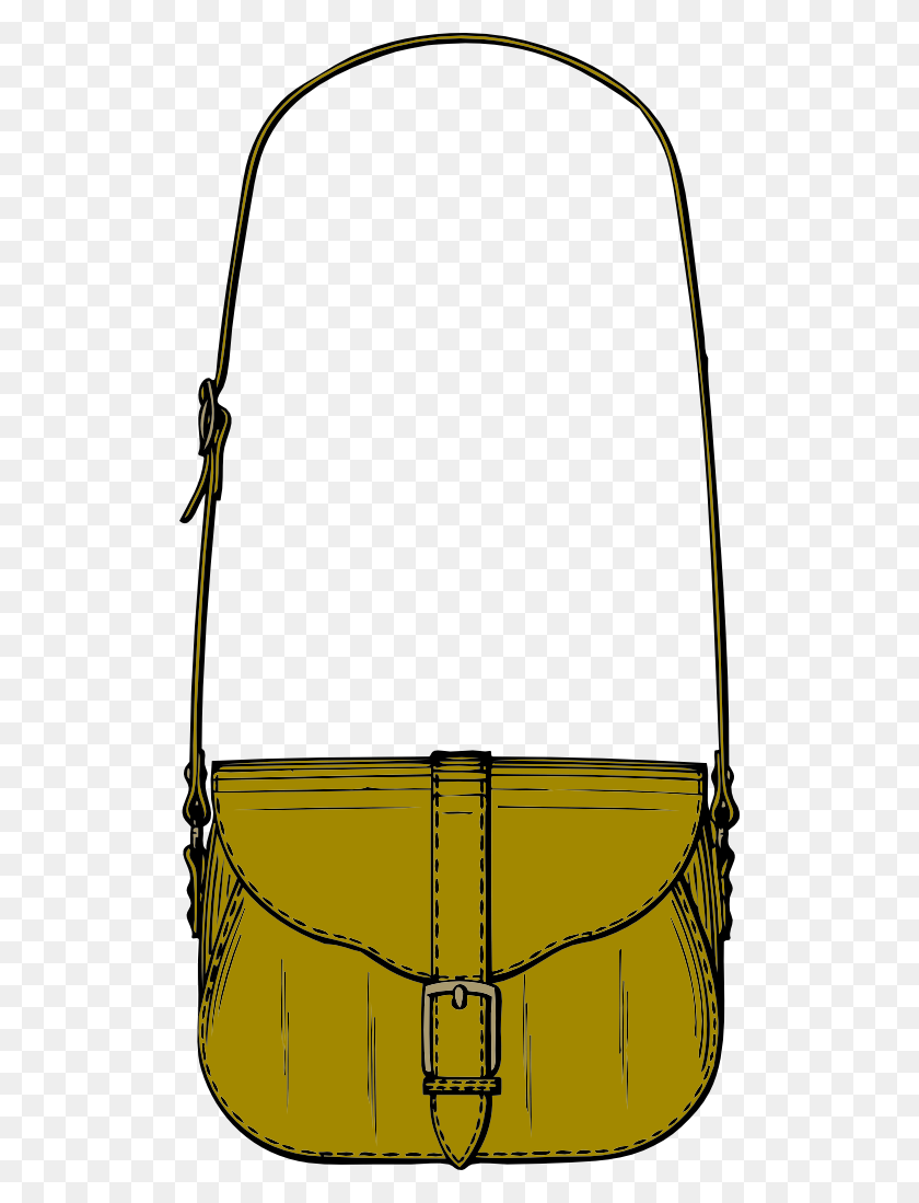 512x1039 Handbag Clip Art - Leather Clipart