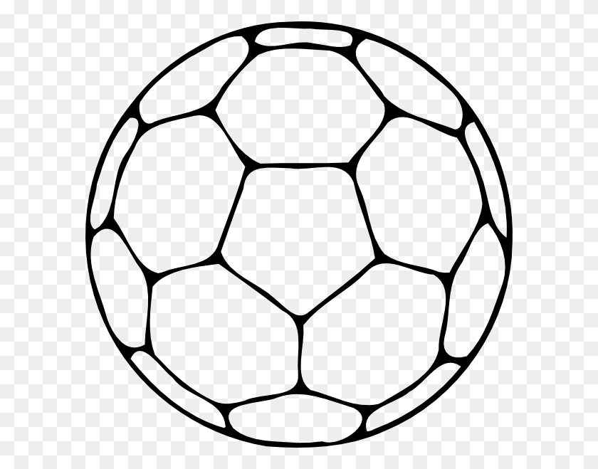 600x599 Balonmano Clipart Free Vector - Soccer Ball Clipart Free