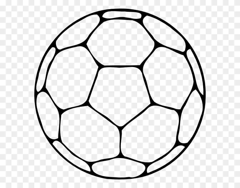 600x599 Handball Ball Clip Art Free Vector - Soccer Ball Clip Art Free