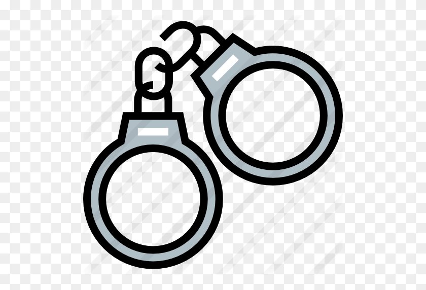 512x512 Handcuffs - Handcuffs Clipart