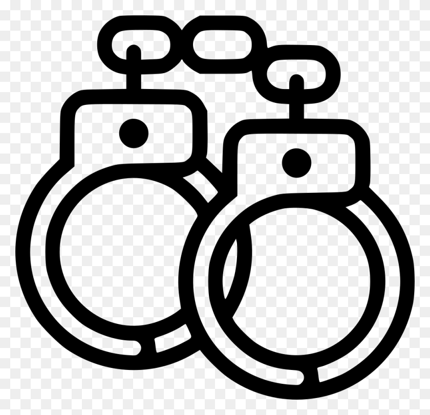 980x944 Handcuffs Shackles Restraints Png Icon Free Download - Shackles PNG