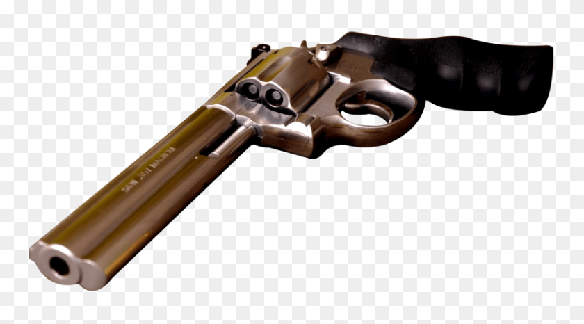 850x443 Handgun Png - Revolver PNG
