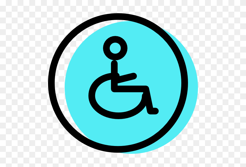 512x512 Гандикап - Знак Инвалидности Png