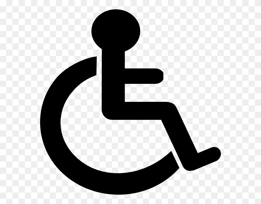 582x597 Señales De Estacionamiento Para Discapacitados Imprimibles - Imágenes Prediseñadas De Pase De Baño