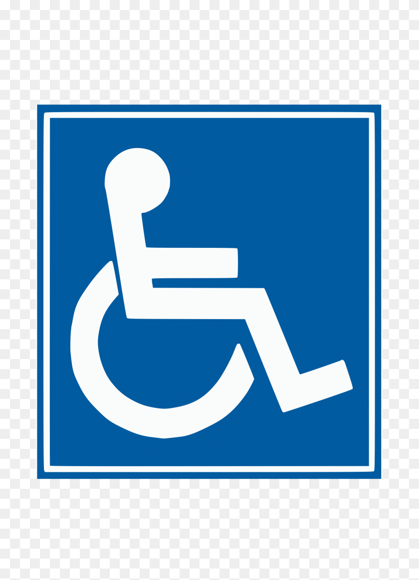1697x2400 Handicap Sign Icons Png - Handicap Sign PNG