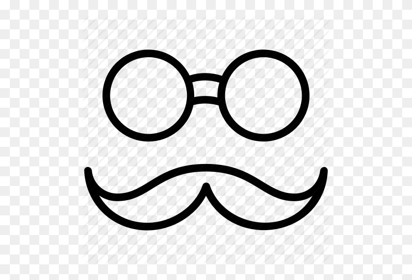 512x512 Handlebar Mustache, Male Mustache, Male Symbol, Mustache Grooming - Handlebar Mustache PNG