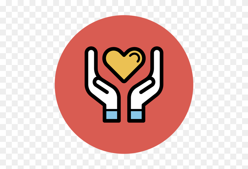 512x512 Hands Holding Heart Icon - Hands Holding PNG
