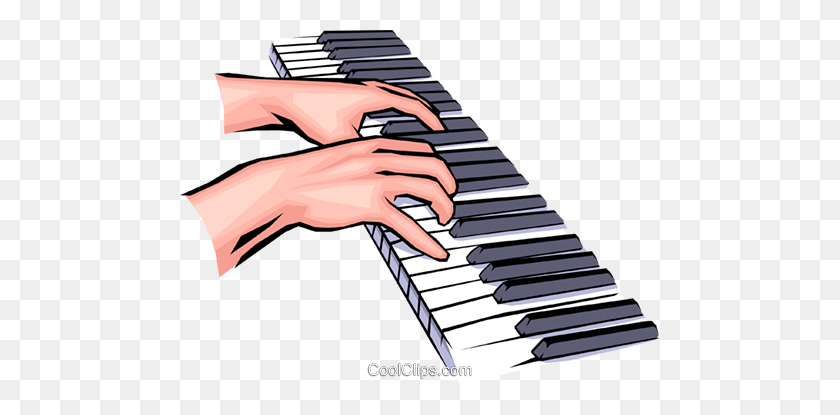 480x355 Руки, Играющие На Пианино, Клипарт Бесплатно, Векторные Иллюстрации - Фортепианный Клипарт Бесплатно