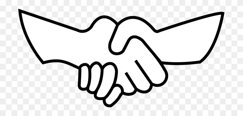 713x340 Handshake Computer Icons Document Art - Friends Holding Hands Clipart