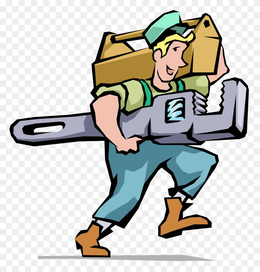 2195x2307 Handyman Clip Art Free Download - Wrench Clipart