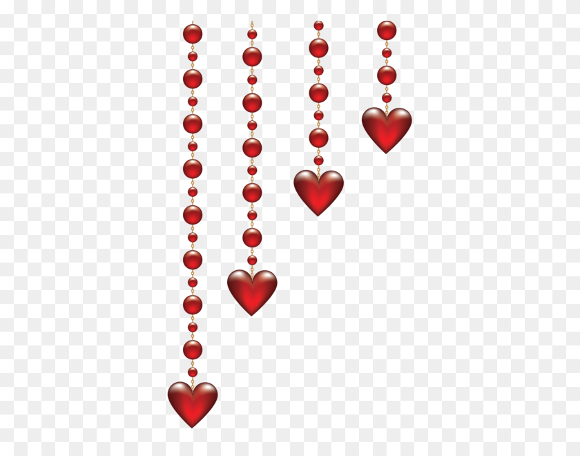380x600 Висячие Сердечки - Картинки Мэри Кей Клипарт
