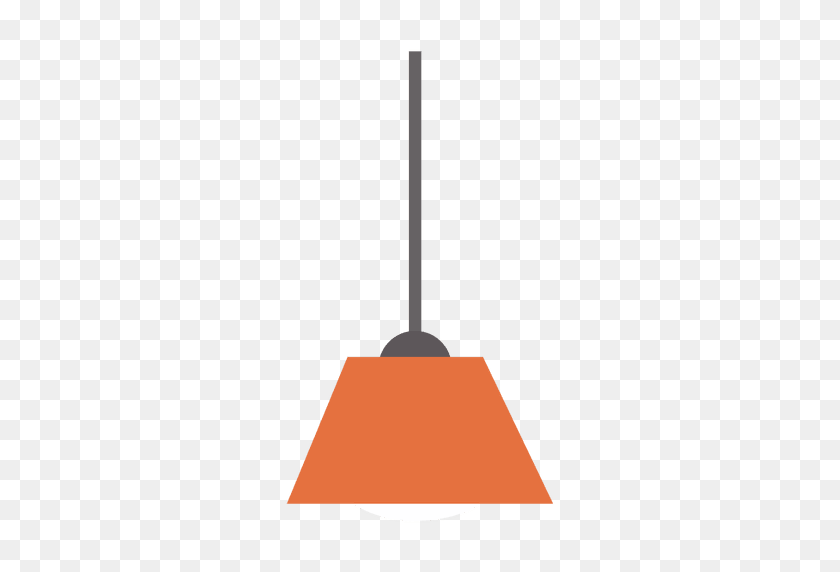 512x512 Hanging Orange Lamp Shade - Shade PNG