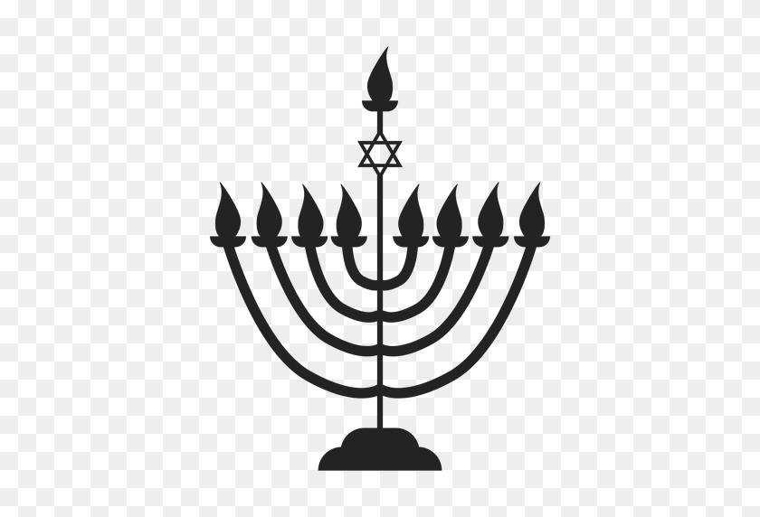 512x512 Hanukkah Candle Menorah Icon - Menorah PNG