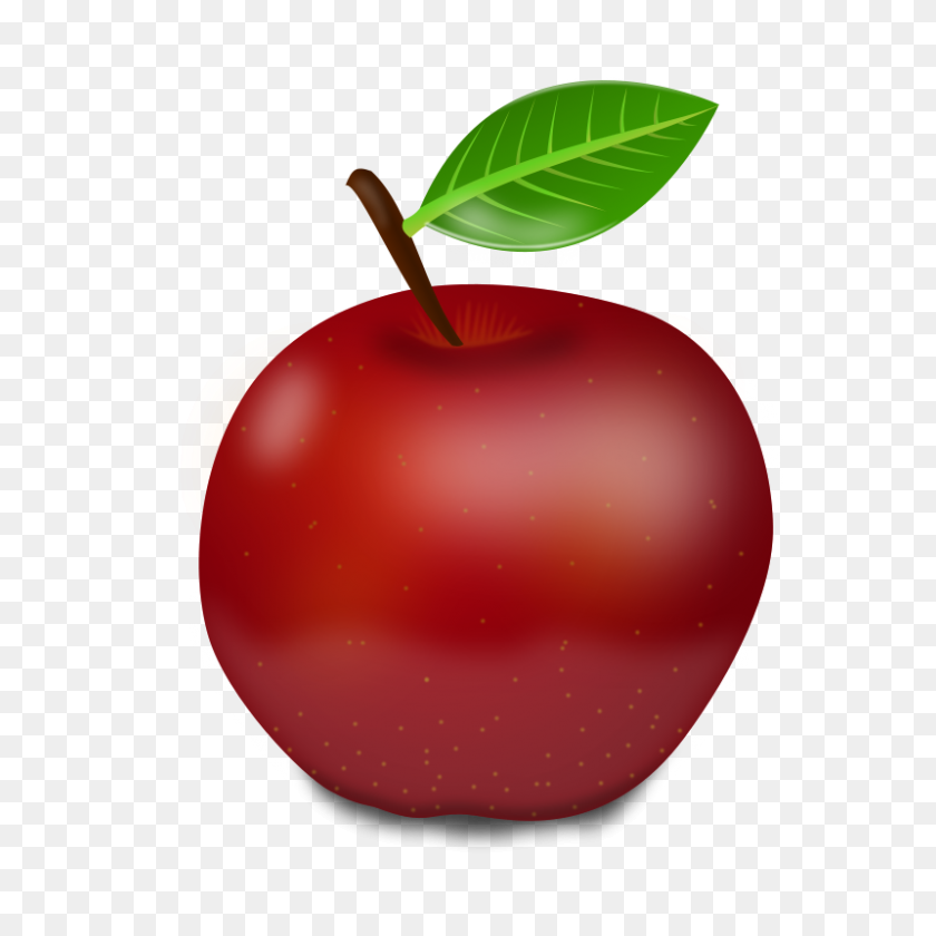 800x800 Happening Clipart Red Apple Contorno De Imágenes Prediseñadas Gratis - Apple Contorno Clipart