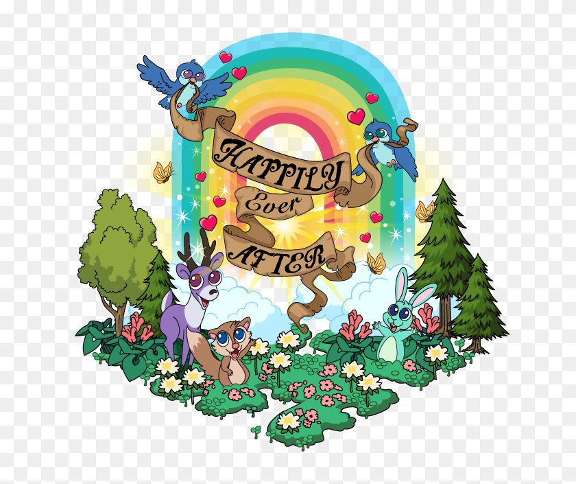 651x645 Happily Ever After Rainbow Family Guy The Quest For Stuff Wiki - К Счастью, Ever After Клипарт