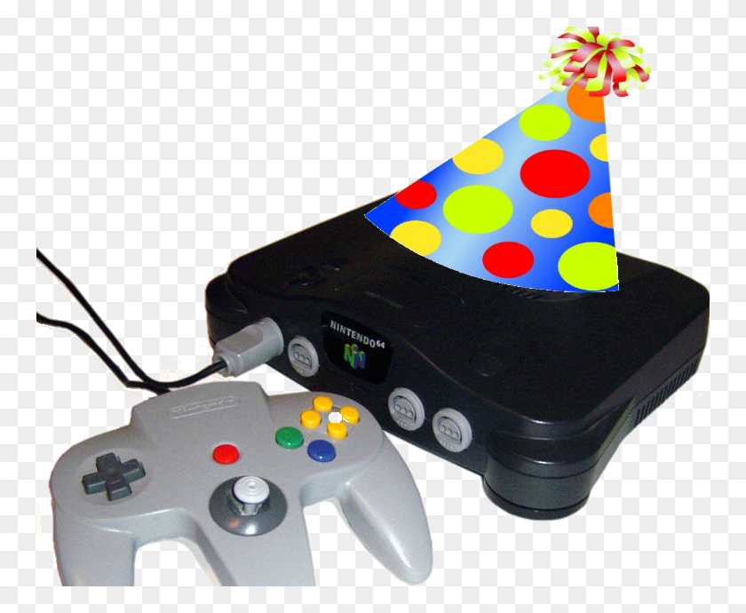 758x630 Happy Birthday - Nintendo 64 PNG