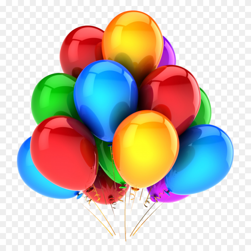 900x900 Happy Birthday Balloons Png Transparent Images - Ballon PNG