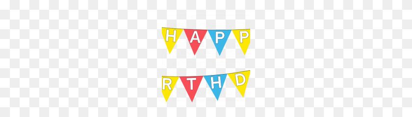 180x180 Happy Birthday Banner Png Image - Birthday Banner PNG