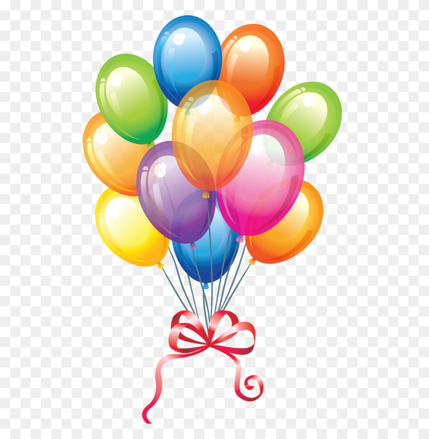 515x800 Happy Birthday Birthday - Birthday Balloons Clipart