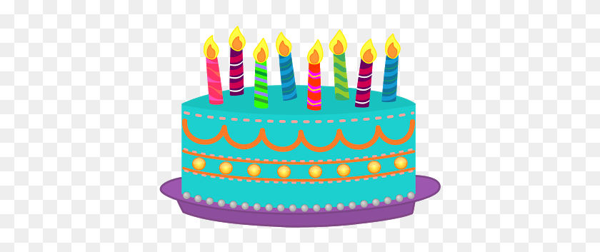 400x293 Happy Birthday Cake Clip Art - Birthday Clipart PNG