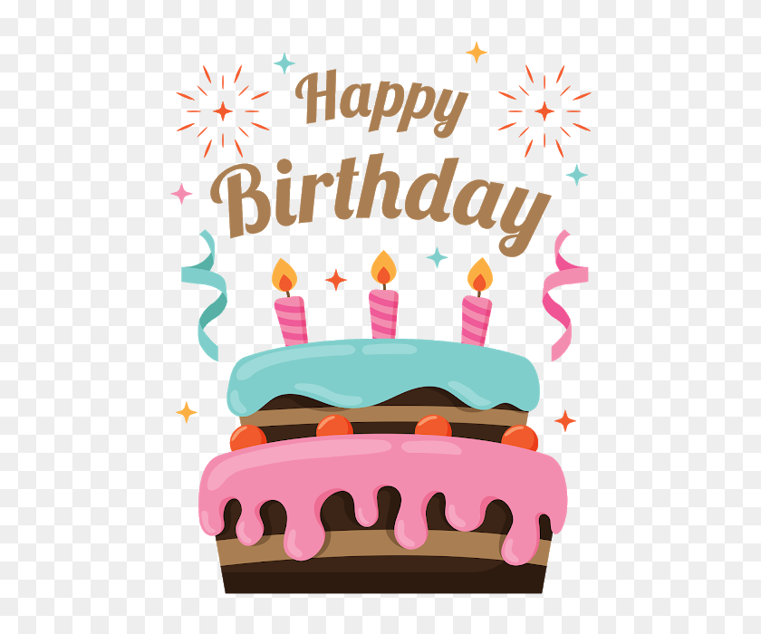 Happy Birthday Cake Designs Png Happy - Happy Birthday Daughter Clipart