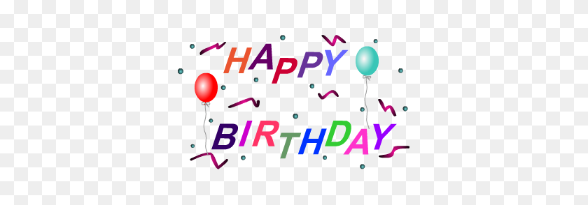 331x234 Happy Birthday Clip Art - Happy Birthday Frame PNG