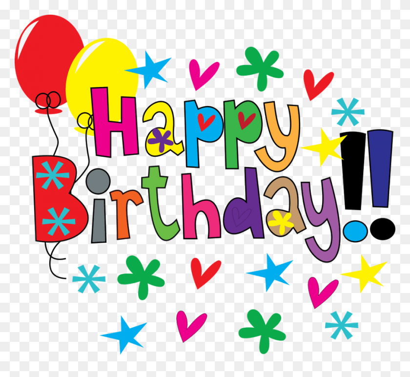 900x822 Happy Birthday Clip Art Clipart Photo Wikiclipart - Birthday Emoji Clipart
