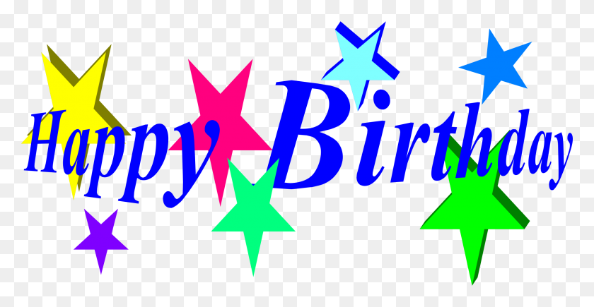 2400x1156 Happy Birthday Clipart Logo - Happy Birthday Daughter Clipart
