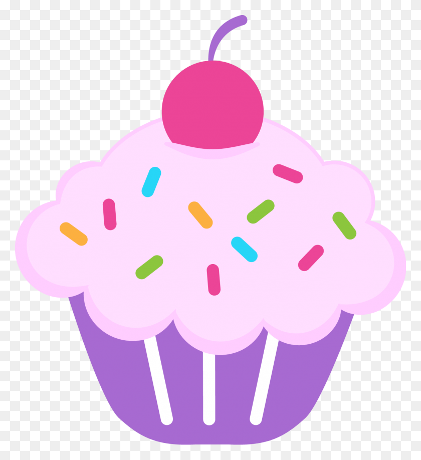 1359x1495 Happy Birthday Cupcake Clipart - Birthday Clipart For Sister
