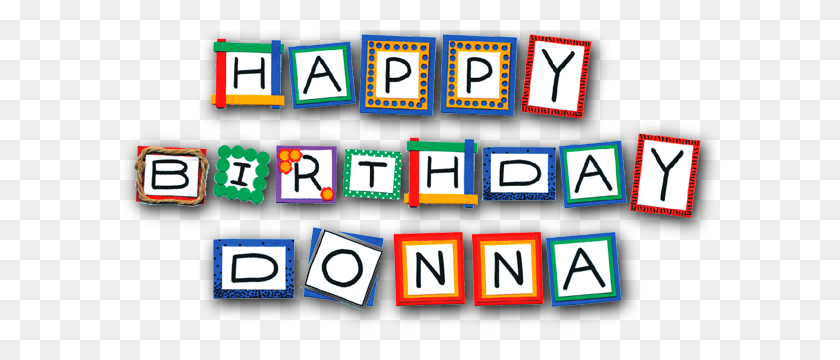 627x300 Happy Birthday Donna Clipart - Happy Birthday Friend Clipart