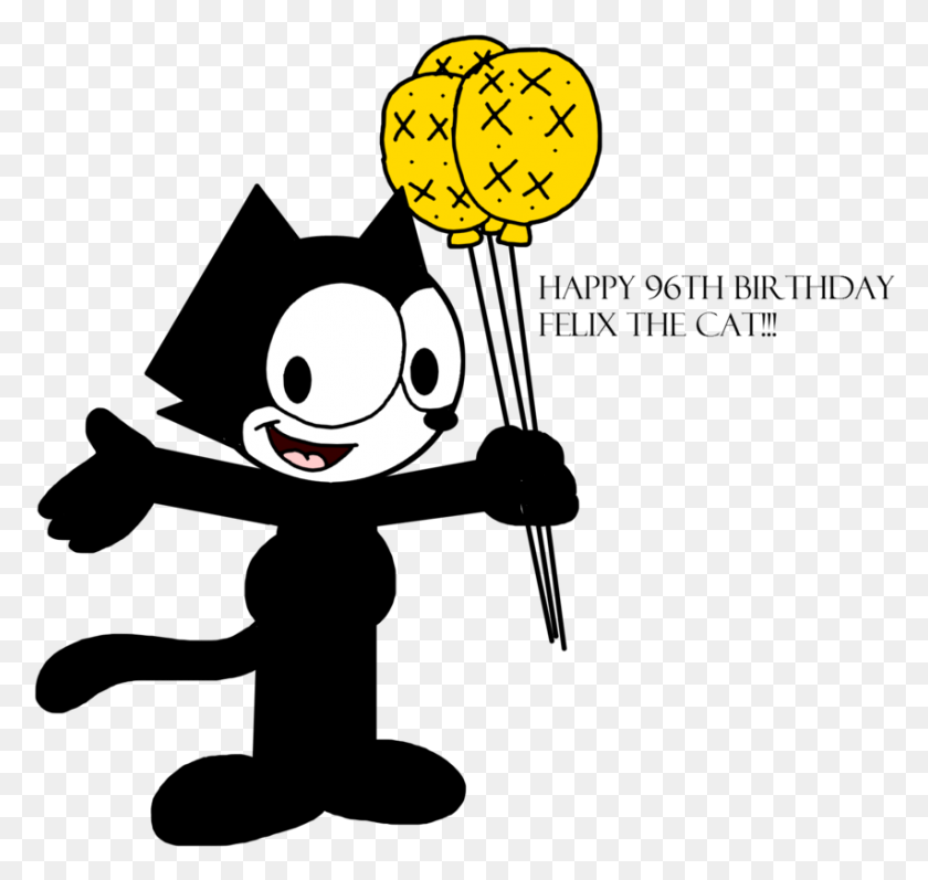 852x806 Happy Birthday, Felix The Cat - Felix The Cat PNG