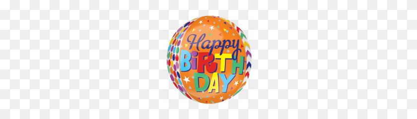 180x180 Happy Birthday Foil Balloon Png Picture - Happy Birthday Balloons PNG
