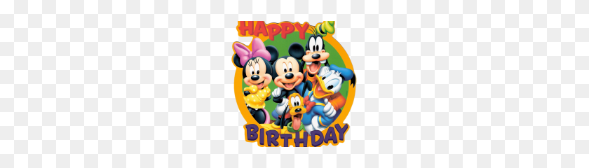 180x180 Feliz Cumpleaños Mickey Mouse Png - Mickey Mouse Cumpleaños Png