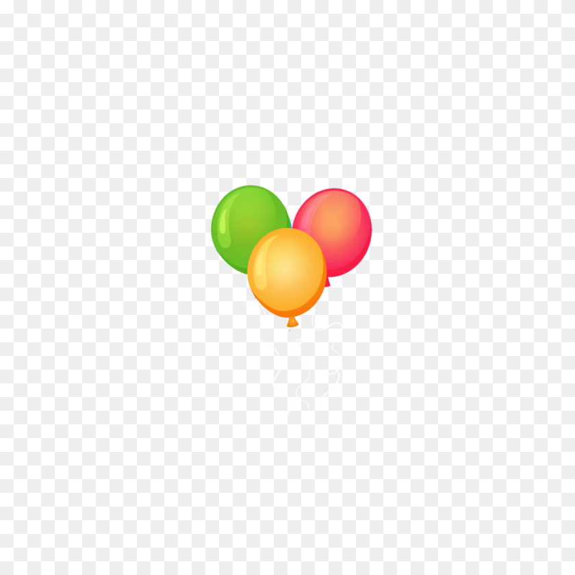1024x1024 Happy Birthday Png Balloon Border Vector, Clipart - Birthday PNG