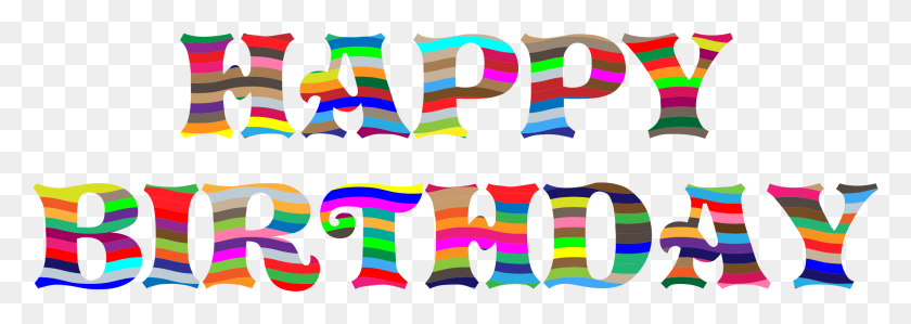 2234x686 Happy Birthday Png Images Free Download - Waves Clipart PNG