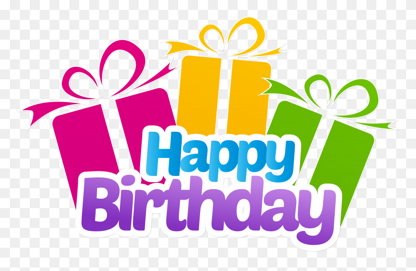 8000x5002 Happy Birthday Png Transparent Images - Happy Birthday PNG Text