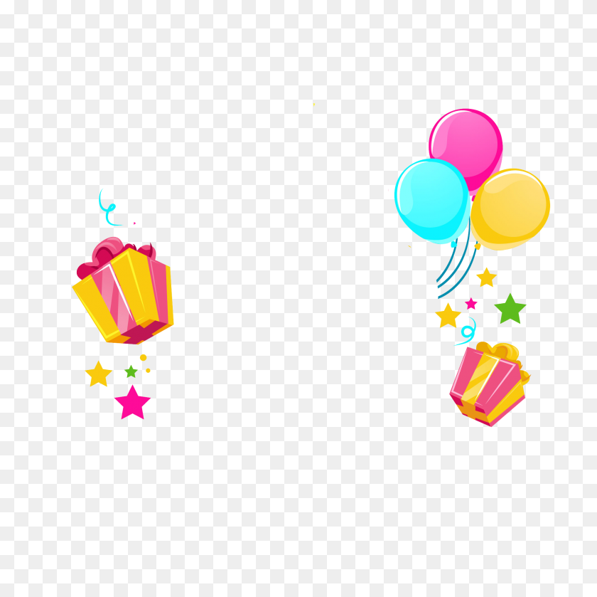 2000x2000 Happy Birthday Png Vector, Clipart - Birthday Border PNG