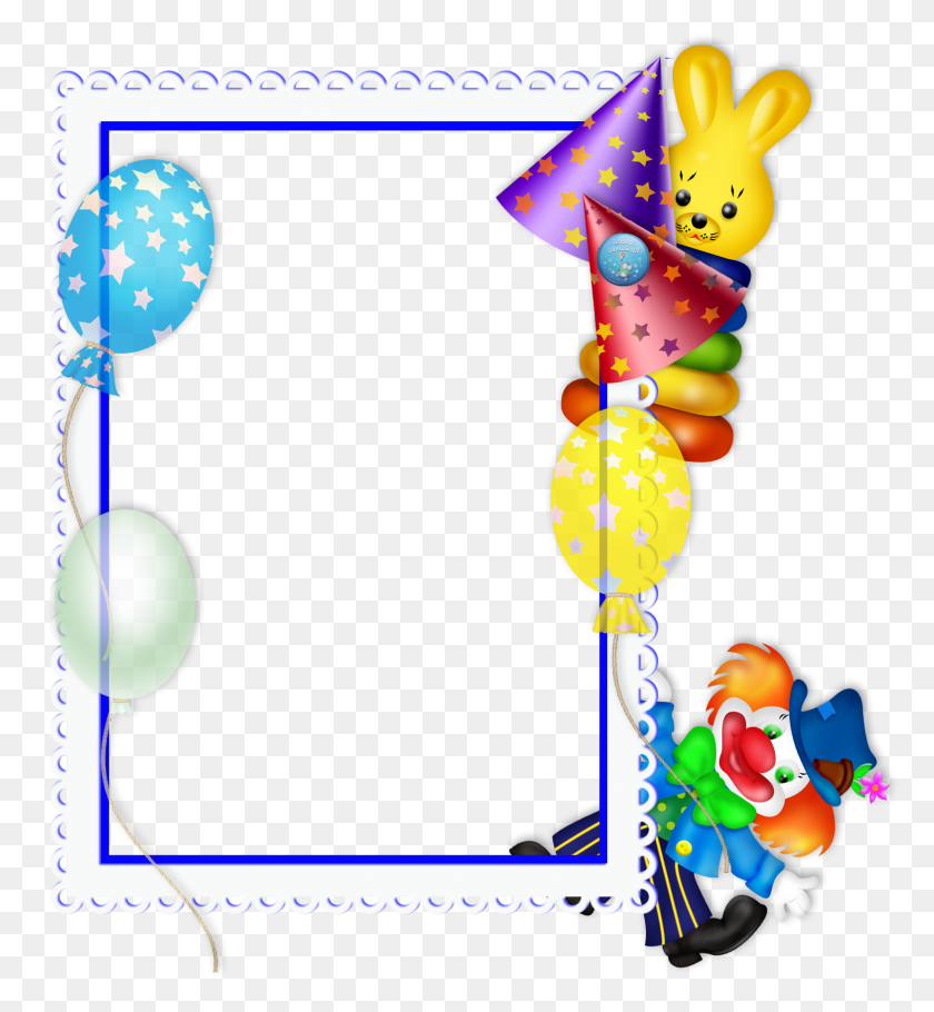 1567x1709 Happy Birthday Transparent Png Party - Happy Birthday Frame PNG