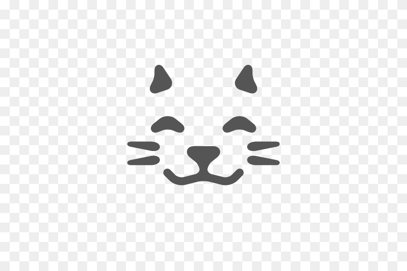 500x500 Счастливый Кот - Логотип Кошки Png