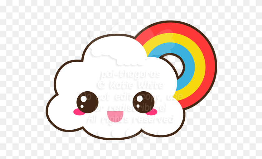 600x450 Happy Cloud - Nyan Cat Clipart
