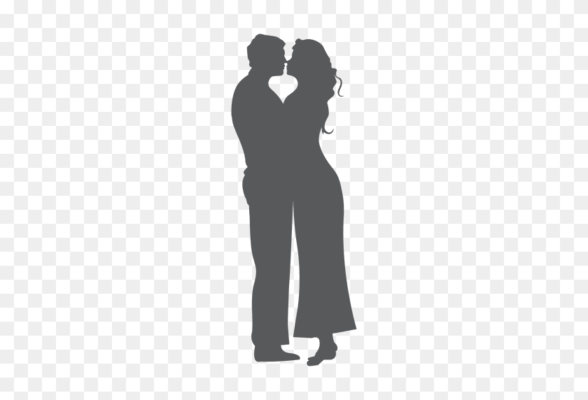 512x512 Happy Couple Silhouette - Happy Couple PNG