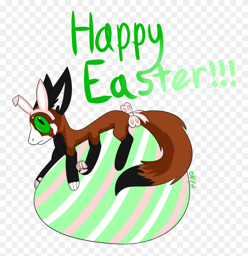 878x910 Happy Easter - Easter 2017 Clip Art