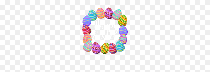 190x228 Happy Easter - Easter Border PNG
