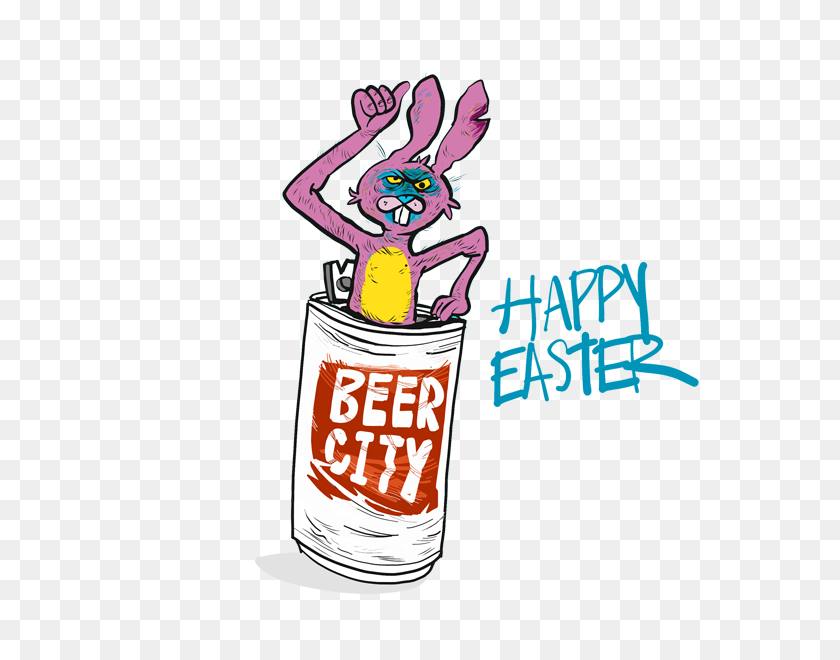 600x600 Happy Easter Beer City Records Skateboards - Happy Easter PNG