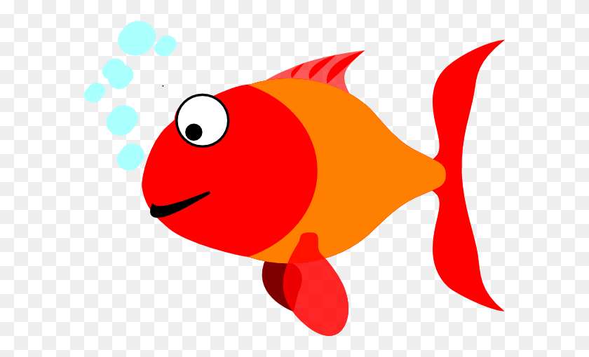 600x450 Счастливая Рыба Клипарт - Рыба Вектор Png