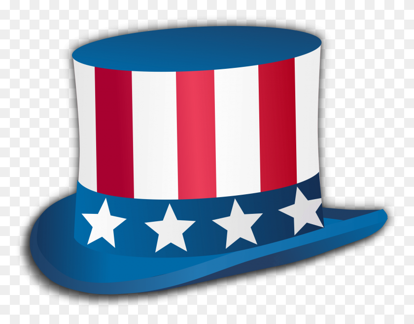2400x1846 Happy Fourth Of July Top Hat Transparent Png - Fourth Of July PNG